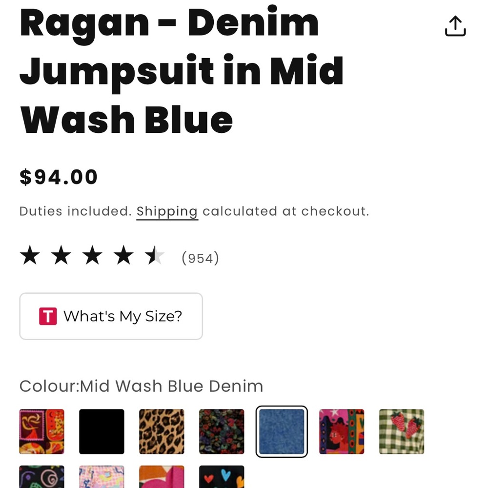 Lucy & Yak Ragan Denim Jumpsuit - Picture 5 of 10
